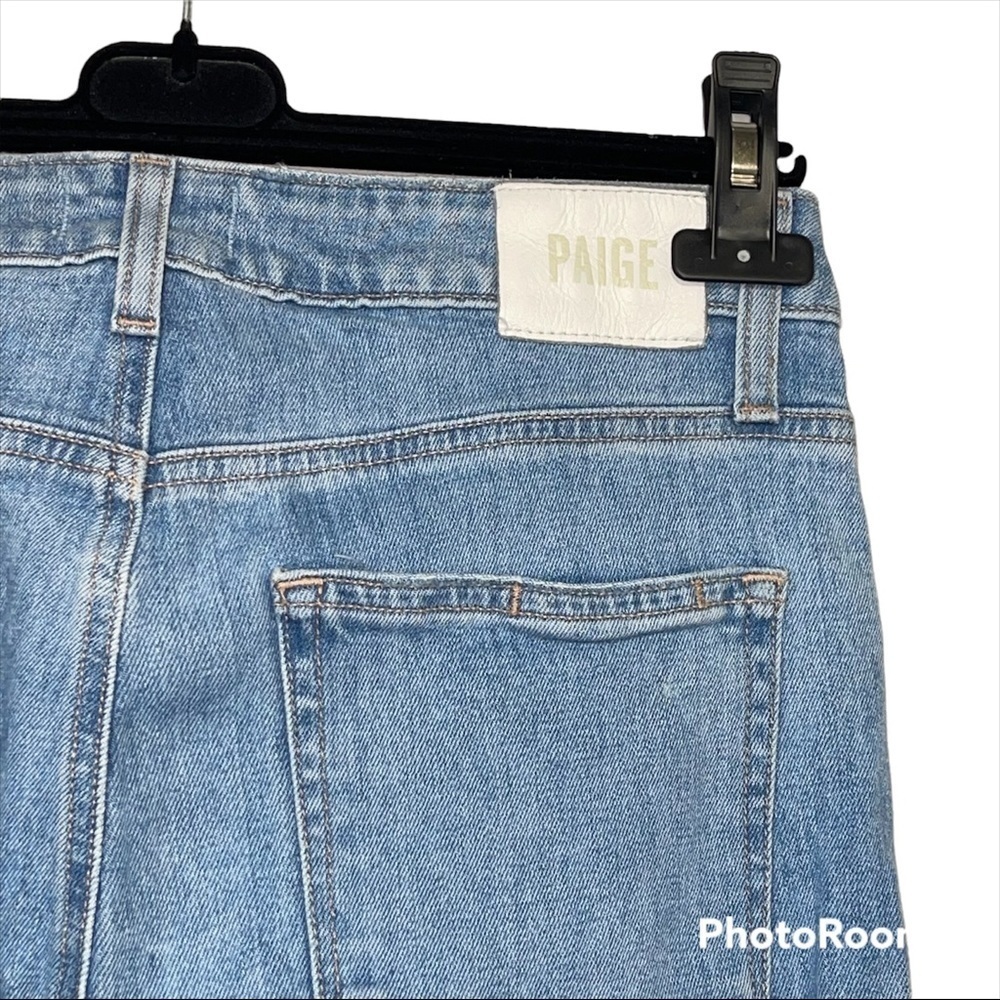 Paige Sarah Slim Ripped Hem Mako Jeans Sz 30 - Picture 3 of 9